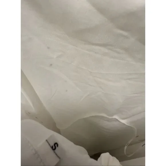 Elliatt Moss Tiered Embellished Gown White bachelorette wedding Bridal size S NW - Picture 11 of 11